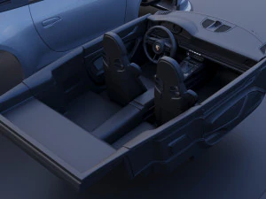 Porsche 911 GT3 Touring 3D Print Model