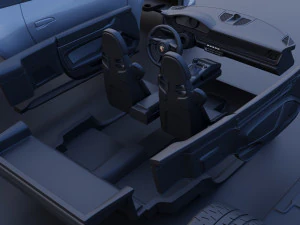 Porsche 911 GT3 Touring 3D Print Model