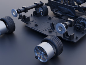 Porsche 911 GT3 Touring 3D Print Model