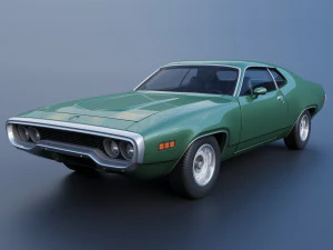 Plymouth Satellite 1971 3D Print Model