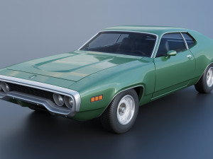 Plymouth Satellite 1971 Modelo de Impressão 3D
