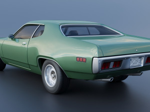 Plymouth Satellite 1971 Modelo de Impressão 3D
