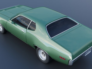 Plymouth Satellite 1971 Modelo de Impressão 3D