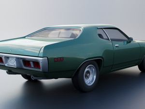 Plymouth Satellite 1971 Modelo de Impressão 3D