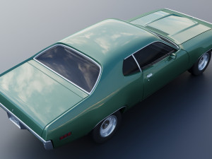 Plymouth Satellite 1971 Modelo de Impressão 3D