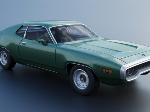 Plymouth Satellite 1971 Modelo de Impressão 3D
