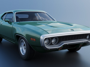Plymouth Satellite 1971 Modelo de Impressão 3D