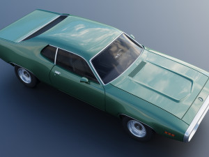 Plymouth Satellite 1971 Modelo de Impressão 3D