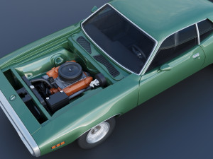 Plymouth Satellite 1971 Modelo de Impressão 3D