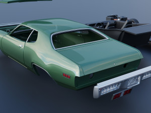Plymouth Satellite 1971 Modelo de Impressão 3D