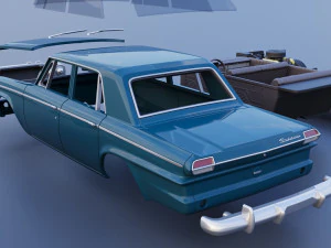 Studebaker Commander 4 Door 1964 3D Print Model