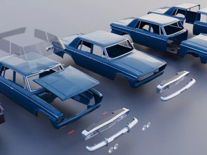 Studebaker Commander 4 Door 1964 3D Print Model