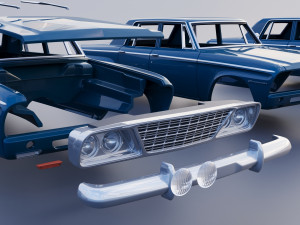 Studebaker Commander 4 Door 1964 Modelo de Impressão 3D