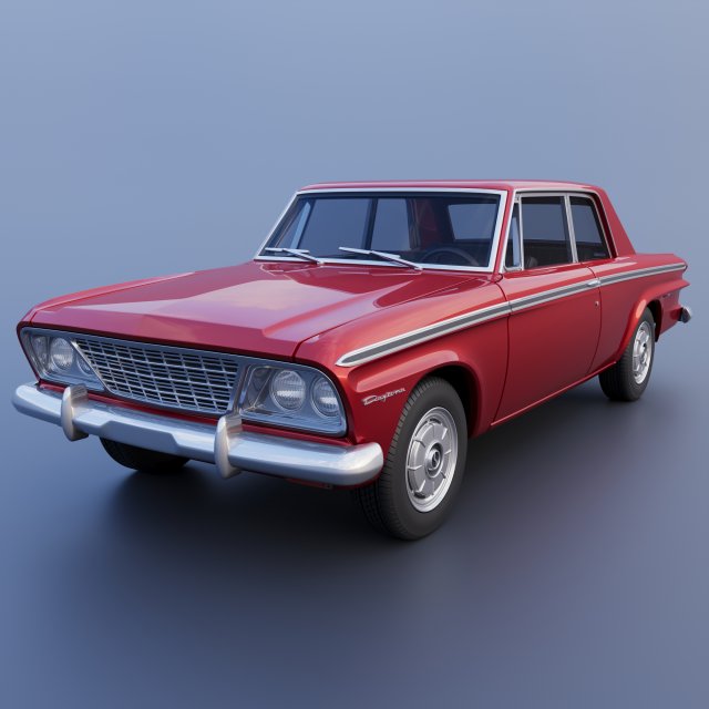 Studebaker Daytona 2 Door 1964 Model do druku 3D .c4d .max .obj .3ds .fbx .stl .blend 