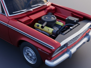 Studebaker Daytona 2 Door 1964 Model do druku 3D