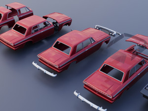 Studebaker Daytona 2 Door 1964 Model do druku 3D