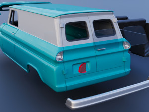 Chevrolet Panel Truck 1965 Modèles 3D en vedette