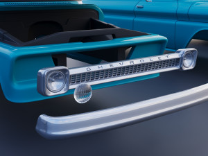 Chevrolet Panel Truck 1965 Modèles 3D en vedette