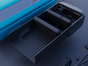 Chevrolet Panel Truck 1965 Modèles 3D en vedette