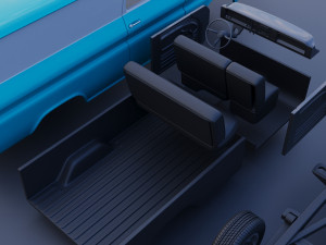 Chevrolet Panel Truck 1965 Modèles 3D en vedette