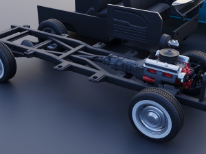 Chevrolet Panel Truck 1965 Modèles 3D en vedette
