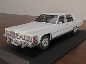 Cadillac FLeetwood Brougham 1979 Modelo de Impressão 3D
