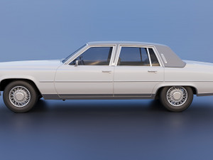 Cadillac FLeetwood Brougham 1979 Modelo de Impressão 3D