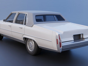 Cadillac FLeetwood Brougham 1979 Modelo de Impressão 3D