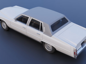 Cadillac FLeetwood Brougham 1979 Modelo de Impressão 3D