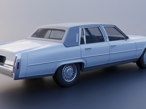 Cadillac FLeetwood Brougham 1979 Modelo de Impressão 3D