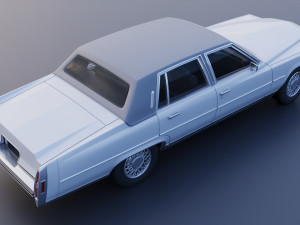Cadillac FLeetwood Brougham 1979 Modelo de Impressão 3D