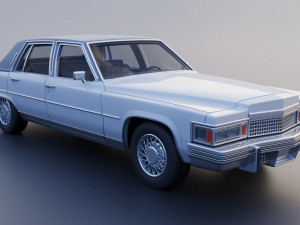 Cadillac FLeetwood Brougham 1979 Modelo de Impressão 3D