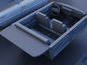 Cadillac FLeetwood Brougham 1979 Modelo de Impressão 3D