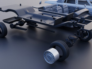 Cadillac FLeetwood Brougham 1979 Modelo de Impressão 3D