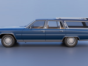 Cadillac Fleetwood Brougham Station Wagon 1979 3D Print Model