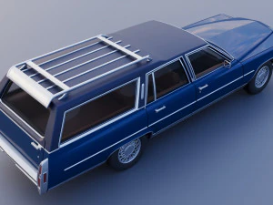 Cadillac Fleetwood Brougham Station Wagon 1979 3D Print Model