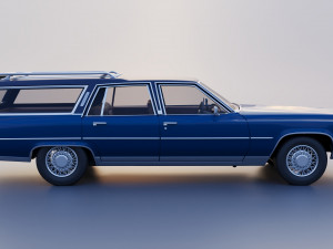 Cadillac Fleetwood Brougham Station Wagon 1979 3D Print Model
