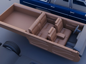 Cadillac Fleetwood Brougham Station Wagon 1979 3D Print Model
