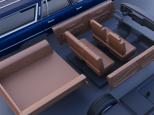 Cadillac Fleetwood Brougham Station Wagon 1979 3D Print Model