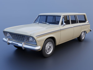 Studebaker Daytona Wagonaire 1964 3D प्रिंट मॉडल