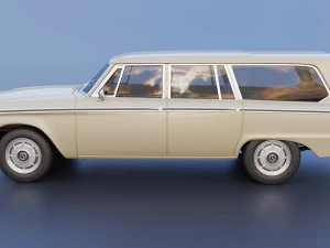 Studebaker Daytona Wagonaire 1964 3D Print Model