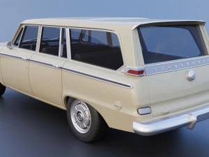 Studebaker Daytona Wagonaire 1964 3D Print Model