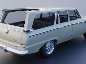Studebaker Daytona Wagonaire 1964 3D प्रिंट मॉडल