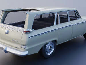 Studebaker Daytona Wagonaire 1964 3D Print Model
