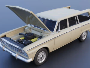Studebaker Daytona Wagonaire 1964 3D Print Model