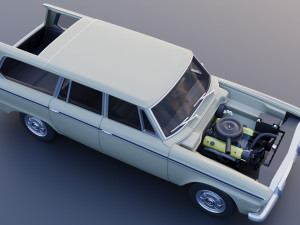 Studebaker Daytona Wagonaire 1964 3D प्रिंट मॉडल