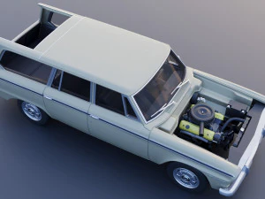 Studebaker Daytona Wagonaire 1964 3D Print Model