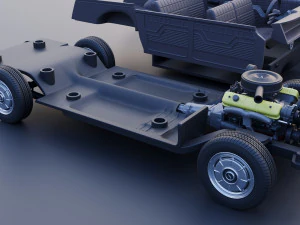 Studebaker Daytona Wagonaire 1964 3D Print Model