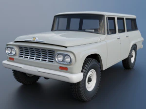 Viaggio internazionaleall 4x4 1962 Modello di stampa 3D