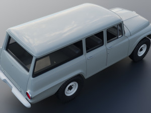 International Travelall 4x4 1962 3D Baskı Modeli